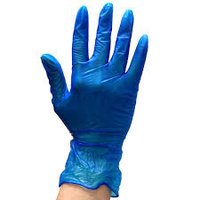 Glove Vinyl Blue Powdered - 100/box Pickup Only