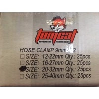TCHC20-32    Tom Cat Hose Clamps size 20-32