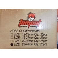 TCHC25-40    Tom Cat Hose Clamps size 25-40