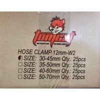TCHC30-45    Tom Cat Hose Clamps size 30-45