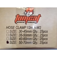 TCHC50-70    Tom Cat Hose Clamps size 50-70