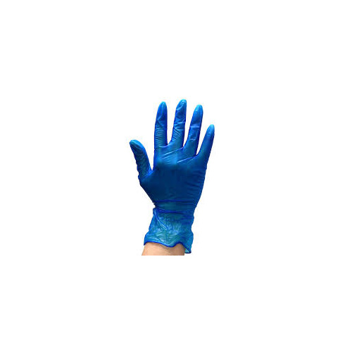 Glove Vinyl Blue Powdered - 100/box Pickup Only